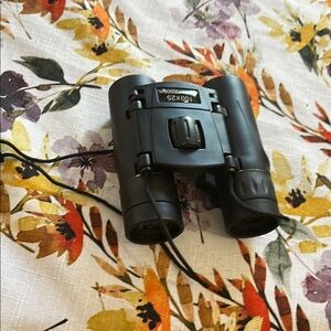Compact Black Binoculars
